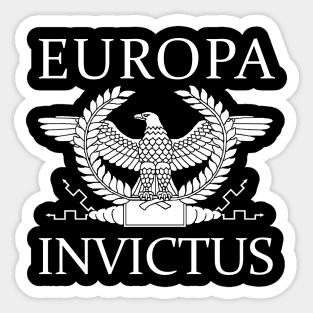 Europa Invictus - White Eagle Sticker